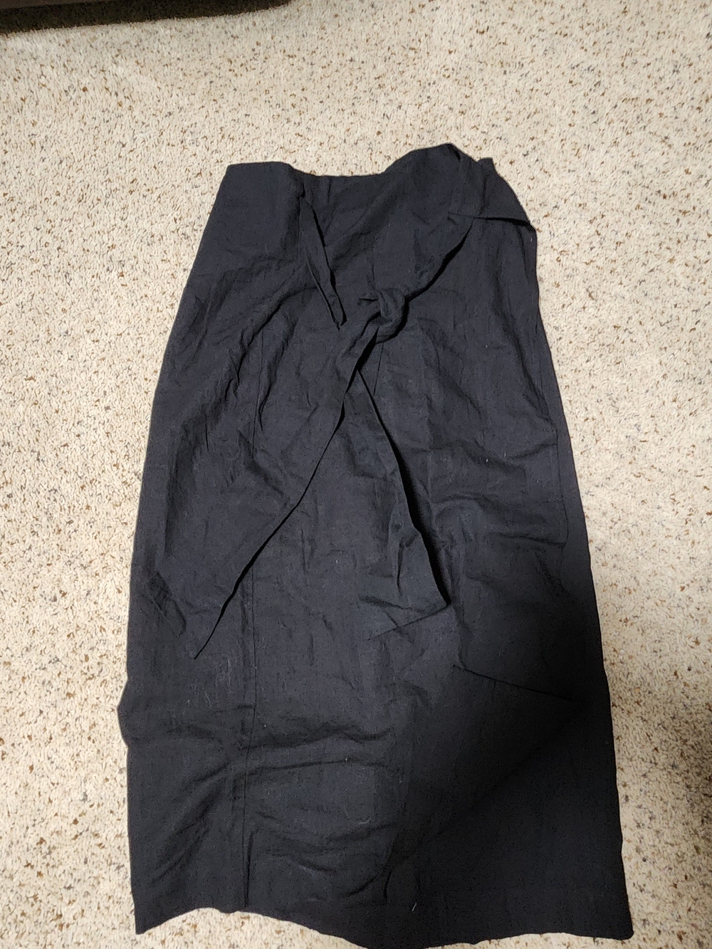 Cleobella Black Tie-Waist Wrap Skirt - Pristine Sample Size S